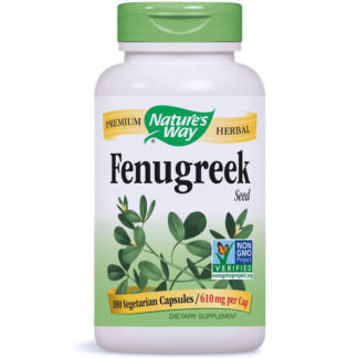 Fenugreek Seed 610 mg, Value Size, 320 Vegetarian Capsules, Nature's Way