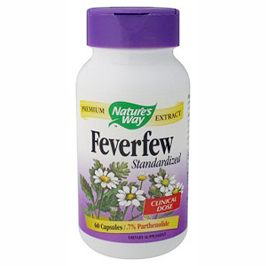 Feverfew Extract Standardized 60 caps from Nature's Way