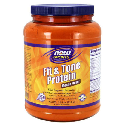 Fit & Tone Protein - Mocha Flavor, 1.8 lb, NOW Foods