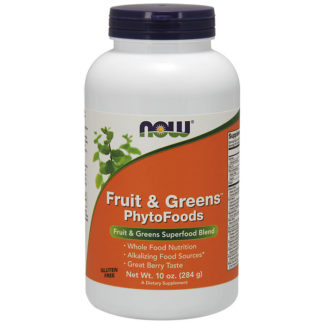 Fruit & Greens PhytoFoods Powder, 10 oz, NOW Foods