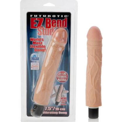 Futurotic EZ Bend Stud Dong 7.5 Inch, California Exotic Novelties