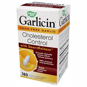 Garlicin Cholesterol Control 180 tabs from Nature's Way