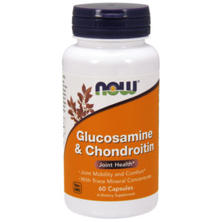 Glucosamine & Chondroitin with Trace Minerals, 60 Capsules, NOW Foods