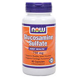 Glucosamine Sulfate 750 mg, 60 Capsules, NOW Foods