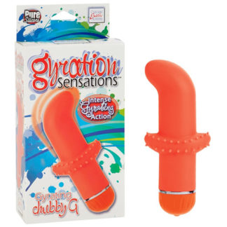 Gyration Sensations Gyrating Chubby G Massager, Orange, California Exotic Novelties