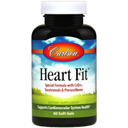 Heart Fit, With Tocotrienols & Pterostilbene, 60 Softgels, Carlson Labs