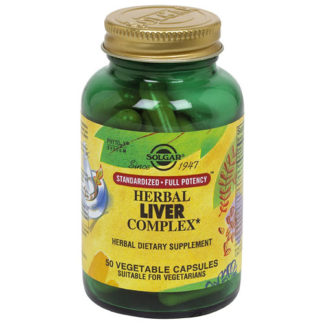 Herbal Liver Complex - Standardized Full Potency, 50 Vegetable Capsules, Solgar