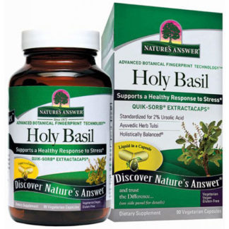 Holy Basil, 90 Liquid Capsules, Nature's Answer