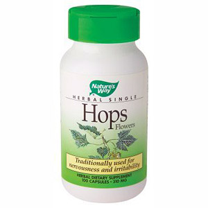 Hops Flowers 100 caps from Nature's Way