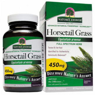 Horsetail Grass 450 mg, 90 Vegetarian Capsules, Nature's Answer