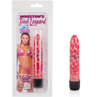 Houston's Pink Leopard Massager 4.25 Inch, California Exotic Novelties