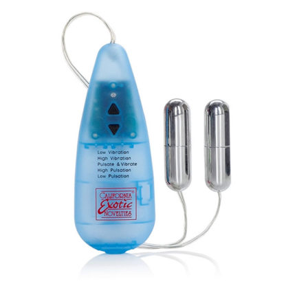Impulse Pocket Paks - Slim Twin Bullets Vibrator, California Exotic Novelties