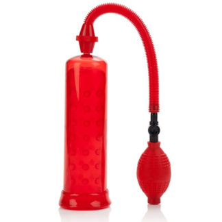 Jack-Off Pump - Red, Male Enhancement Penis Pump, California Exotic Novelties