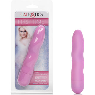 First Time Mini Power Swirl - Pink, Waterproof Vibrator, California Exotic Novelties
