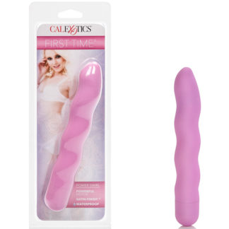 First Time Power Swirl Vibrator - Pink, California Exotic Novelties