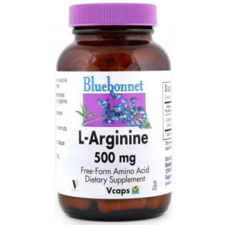 L-Arginine 500 mg, 50 Vcaps, Bluebonnet Nutrition