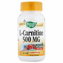 L-Carnitine 500mg 60 vegicaps from Nature's Way