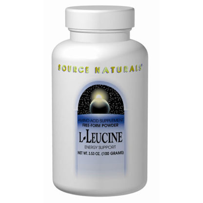 L-Leucine Powder 100gm 3.53 oz from Source Naturals