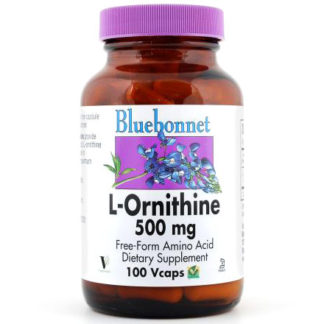 L-Ornithine 500 mg, 100 Vcaps, Bluebonnet Nutrition