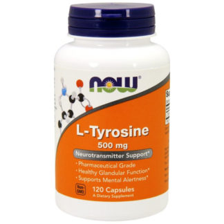 L-Tyrosine 500mg 120 Caps, NOW Foods