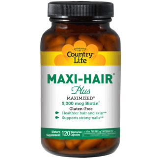 Maxi-Hair Plus, 120 Vegetarian Capsules, Country Life