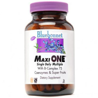 Maxi One Formula, Single Daily Multivitamin & Multimineral, With Iron, 60 Caplets, Bluebonnet Nutrition