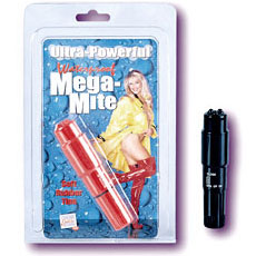 Waterproof Mega-Mite Personal Massager - Black, California Exotic Novelties