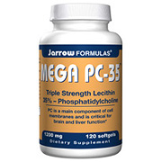 Mega PC-35, Lecithin 1200 mg 120 softgels, Jarrow Formulas