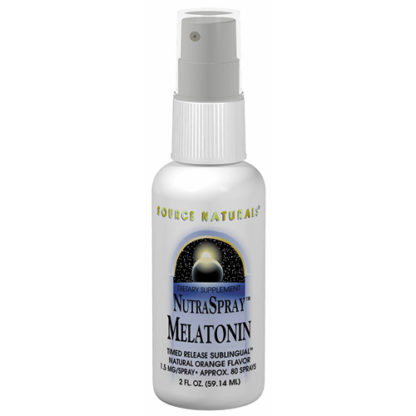 Melatonin NutraSpray 1.5mg Orange 2 oz from Source Naturals