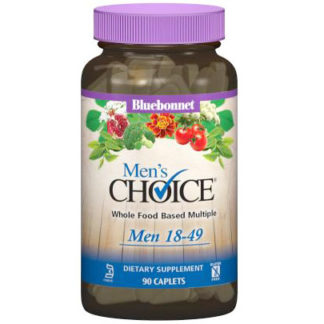Men's Choice, Whole Food Based Multiple for Men 18-49, 90 Caplets, Bluebonnet Nutrition