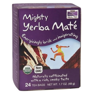 Mighty Yerba Mate Tea, Organic, 24 Tea Bags, NOW Foods
