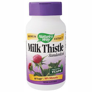 Milk Thistle Extract Standardized 120 vegicaps from Nature's Way