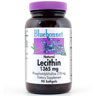 Natural Lecithin 1365 mg, 180 Softgels, Bluebonnet Nutrition