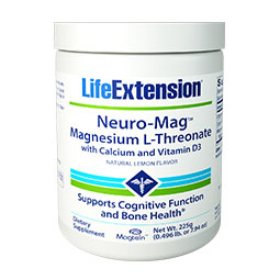 Neuro-Mag Magnesium L-Threonate with Calcium & Vitamin D3, 7.94 oz, Life Extension