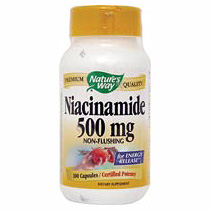 Niacinamide 500 mg 100 caps from Nature's Way