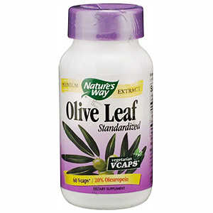 Olive Leaf Extract 20% Oleuropein 60 vegicaps from Nature's Way
