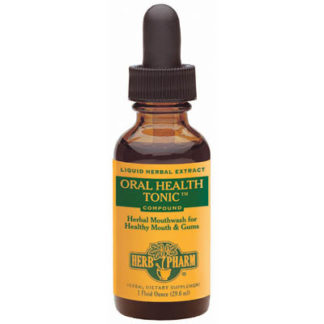 Oral Health Tonic Liquid, For Healthy Mouth & Gums, 4 oz, Herb Pharm