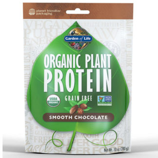 Organic Plant Protein Powder - Smooth Chocolate, 280 g, Garden of Life