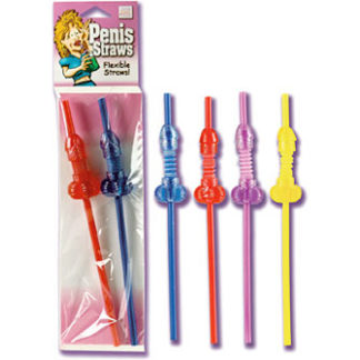 Penis Flexible Straws, California Exotic Novelties