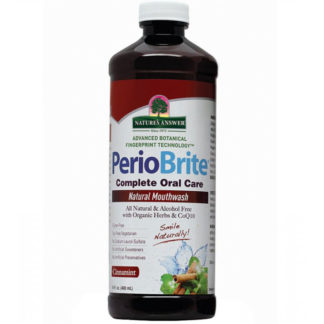 PerioBrite Natural Mouthwash - Cinnamint, 16 oz, Nature's Answer