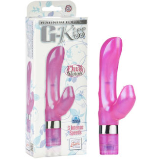 Platinum Edition G-Kiss Rabbit Vibrator, Pink, California Exotic Novelties
