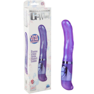 Platinum Edition G-Wand Massager Vibrator, Purple, California Exotic Novelties
