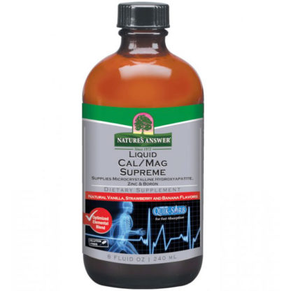 Liquid Cal/Mag Supreme, Calcium & Magnesium, 8 oz, Nature's Answer