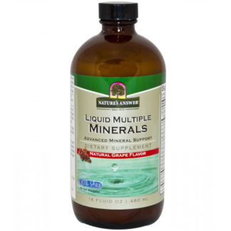 Liquid Multiple Minerals - Natural Grape Flavor, 16 oz, Nature's Answer
