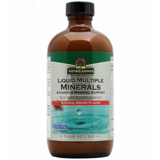 Liquid Multiple Minerals - Natural Grape Flavor, 8 oz, Nature's Answer