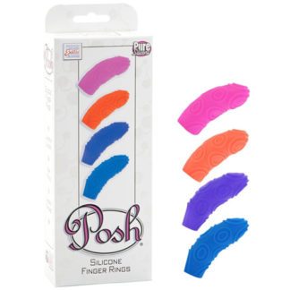 Posh Silicone Finger Teasers, Rings, California Exotic Novelties