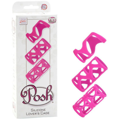 Posh Silicone Lover's Cage, Pink, California Exotic Novelties