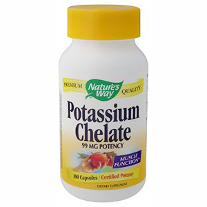 Potassium Chelate 99mg 100 caps from Nature's Way