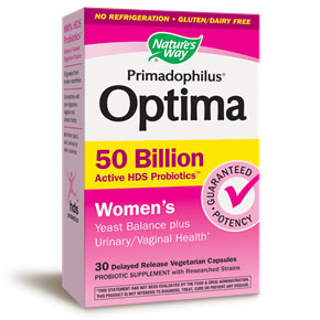 Primadophilus Optima Women's Probiotic, 50 Billion, 30 Vegetarian Capsules, Nature's Way