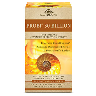 Probi 30 Billion, Advanced Probiotic Support, 30 Vegetable Capsules, Solgar